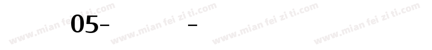 AcromW05-Medium Regu字体转换